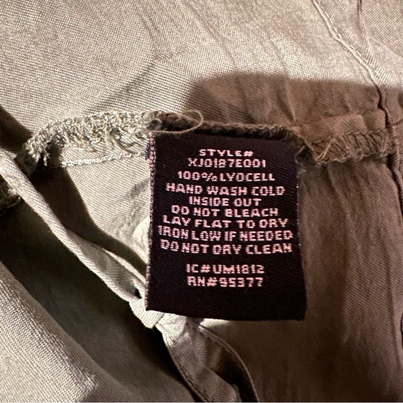 Anthropologie Sanctuary Safari Military Green Drawstring Utility Jacket Size XL - Picture 10 of 10